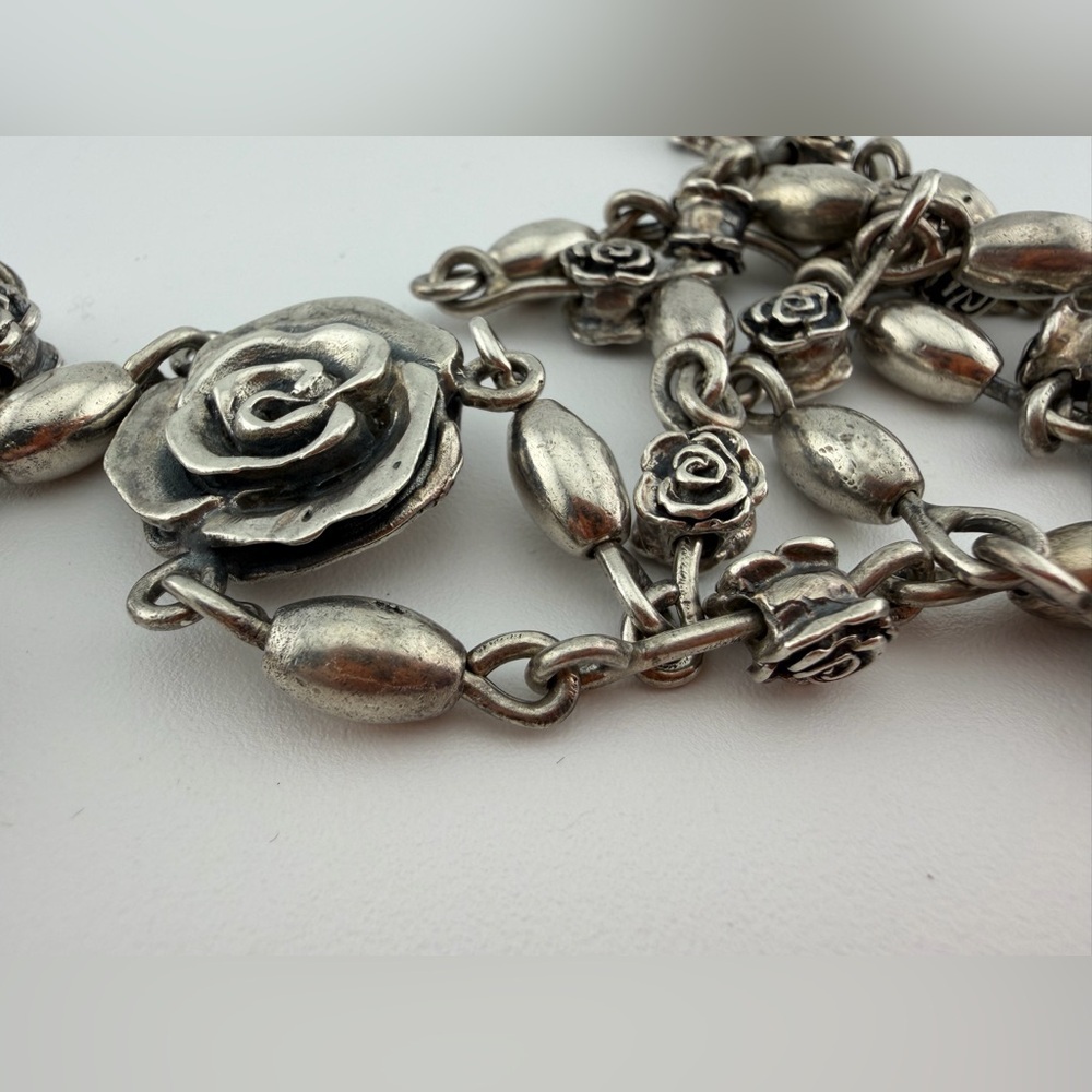 Mitchell Binder King Baby 144g Sterling Rosary - Discontinued Female Form Motif - Picture 12 of 15